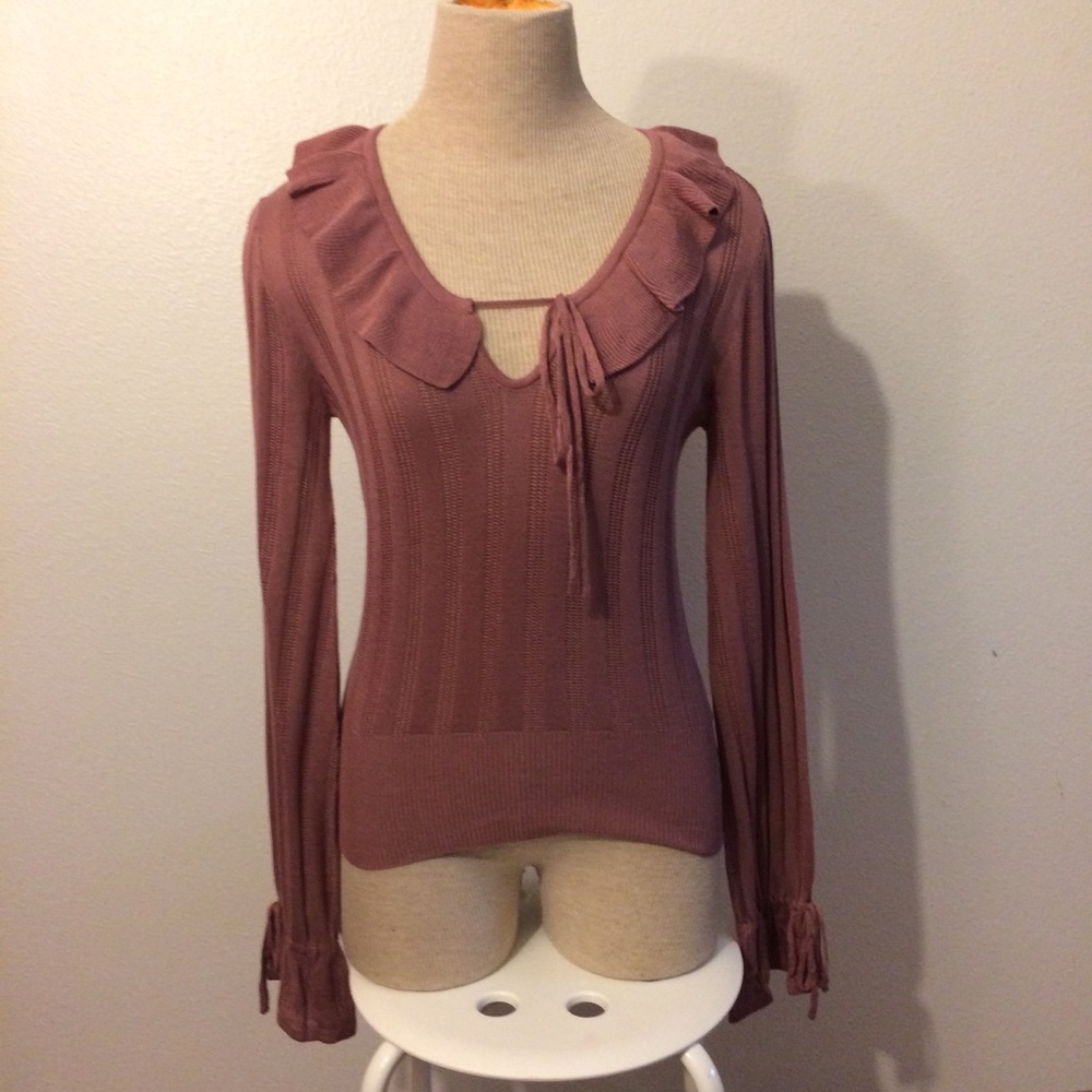 Lavender Cupcakes and Cashmere top - size S (NWT)